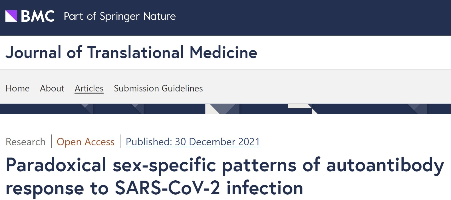 Paradoxical sex-specific patterns of autoantibodies response to SARS-CoV-2 infection