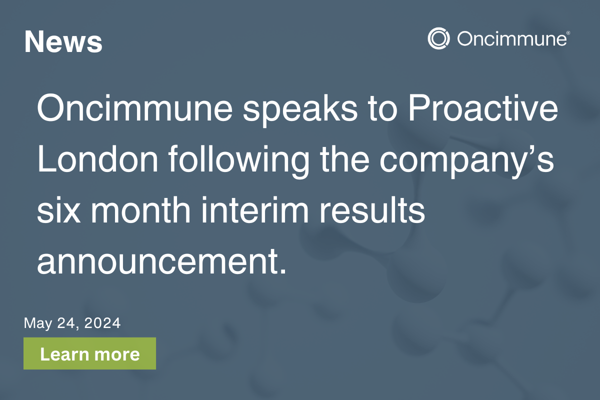 CEO, Martin Gouldstone speaks to Proactive London about the company’s six month interim results.